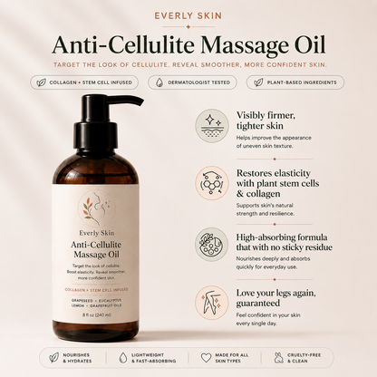 Everly Skin Anti-Cellulite Massage Oil
