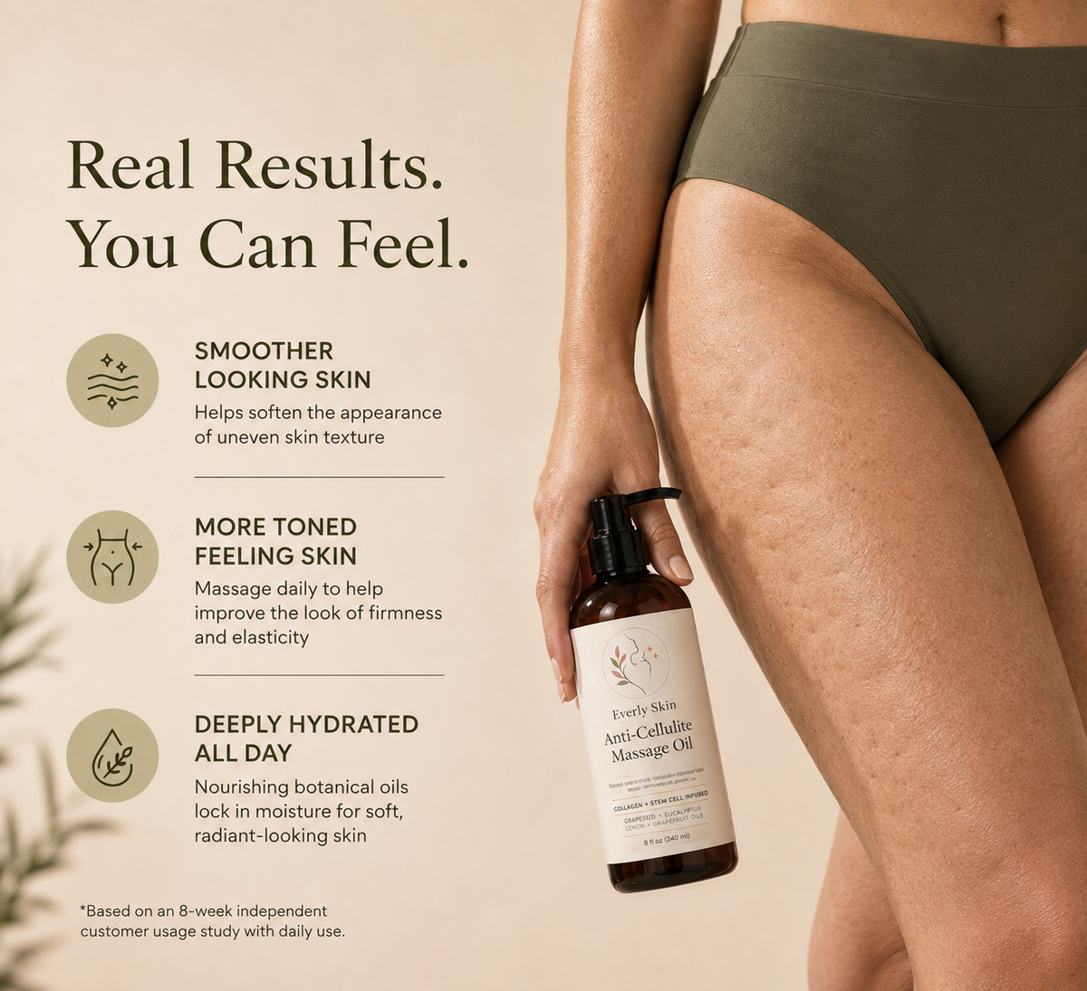 Everly Skin Anti-Cellulite Massage Oil